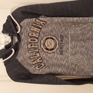 COPY - California Heritage raised design gray hoodie size medium